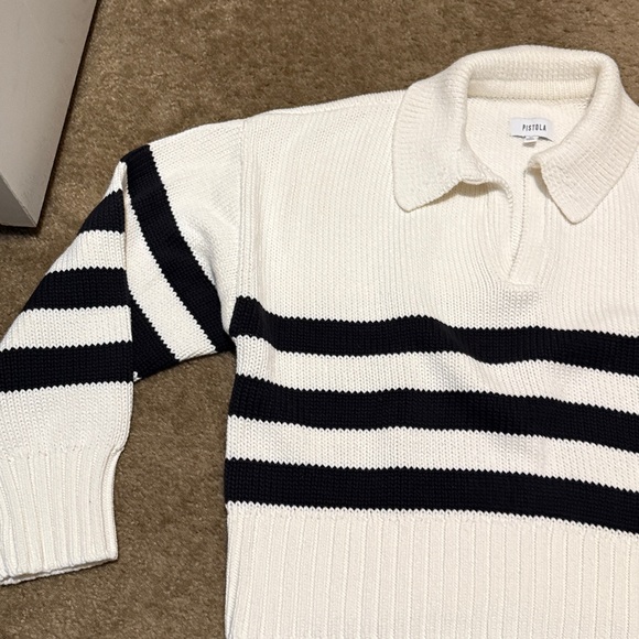 Ladies PISTOLA Chunky cable nit sweater XL - Picture 4 of 14